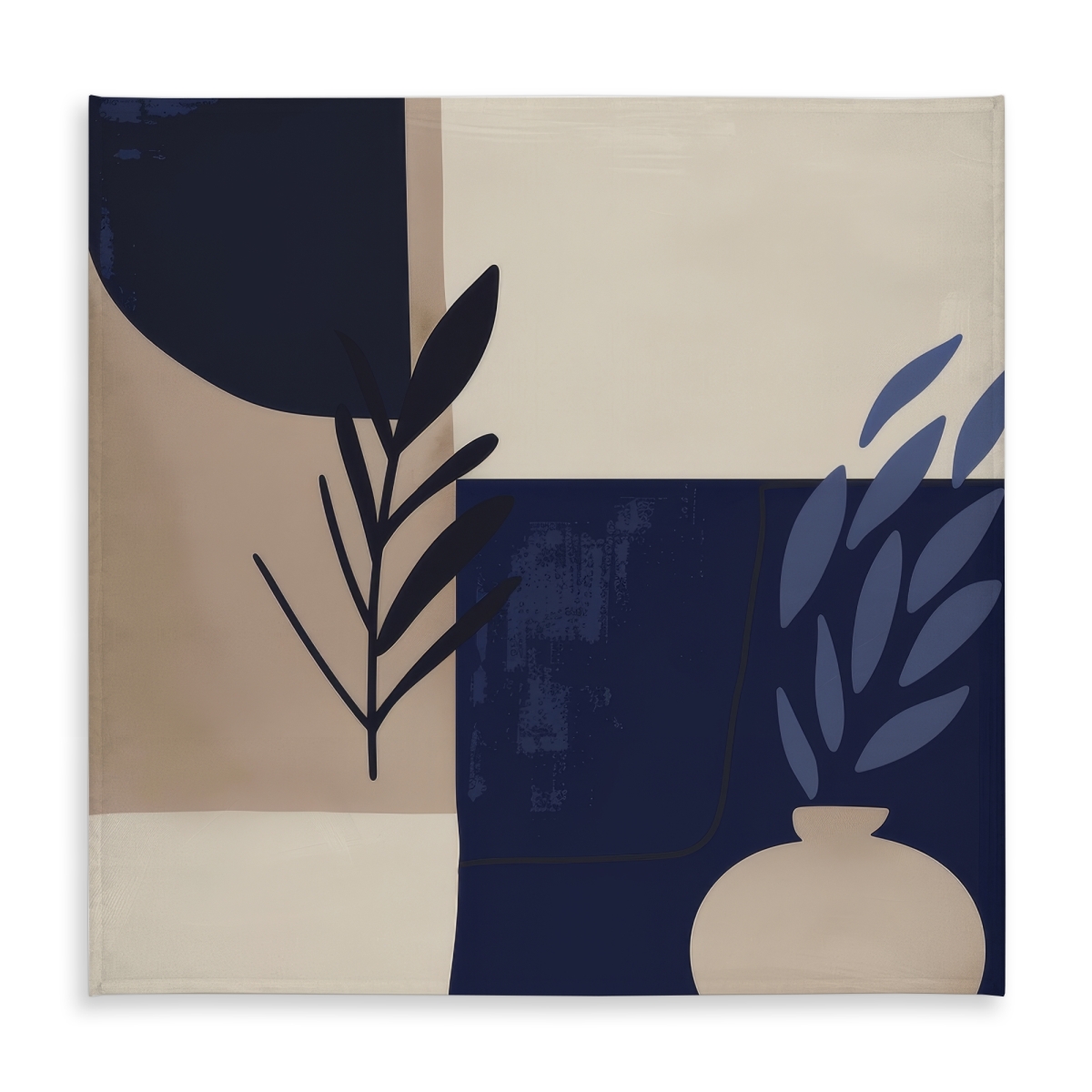 Picture of Begin Home Decor C1TC585817FU79 58 x 58 in. Vase Indoor & Outdoor Tablecloth - Stylish Home Decor Essential