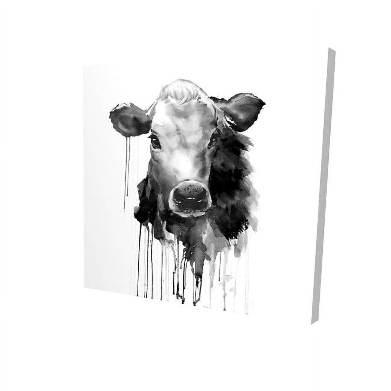 16 x 16 in. Jersey Cow-Print on Canvas