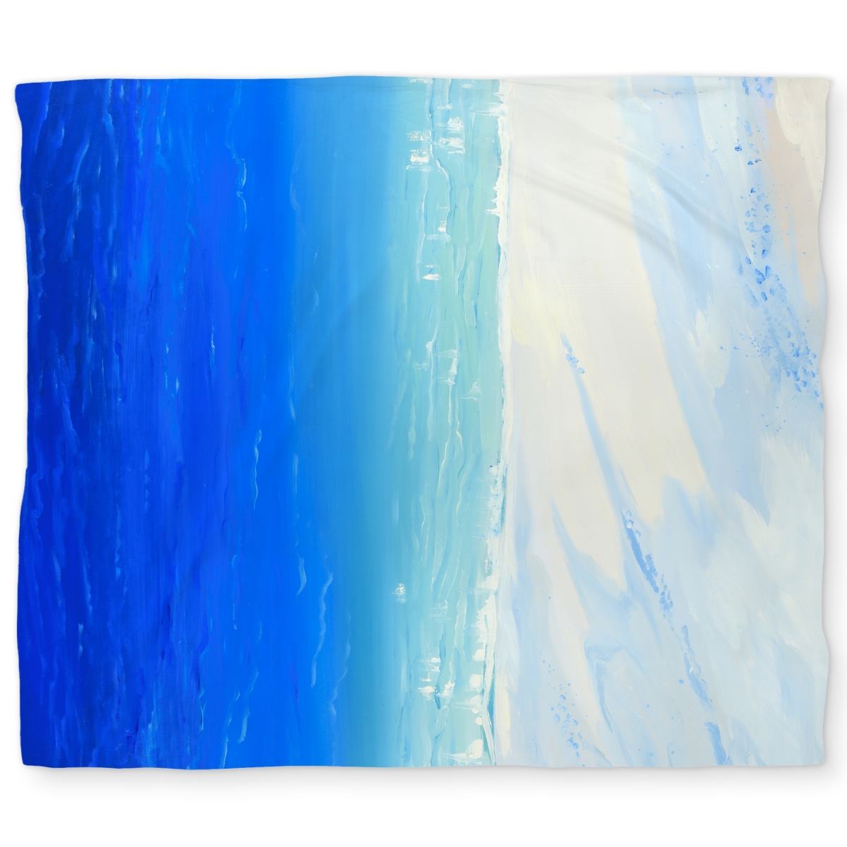 C1DCKSW0HSBIRS Ocean Satellite View King Size Duvet Cover - Bathroom Blue Decor