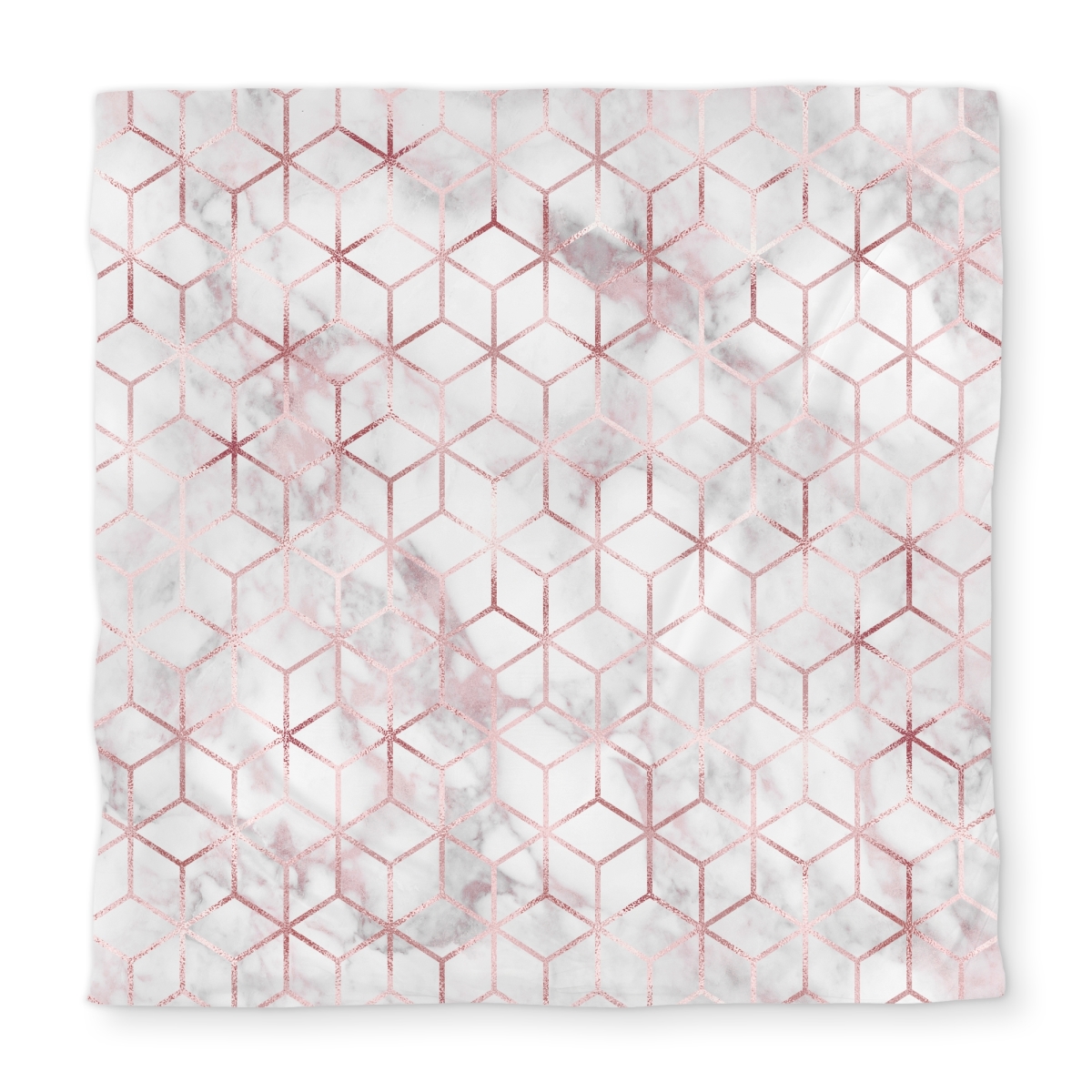 C1DCQSW079YISP Symmetry Gray Patterns Queen Size Duvet Cover - Home Decor White Back