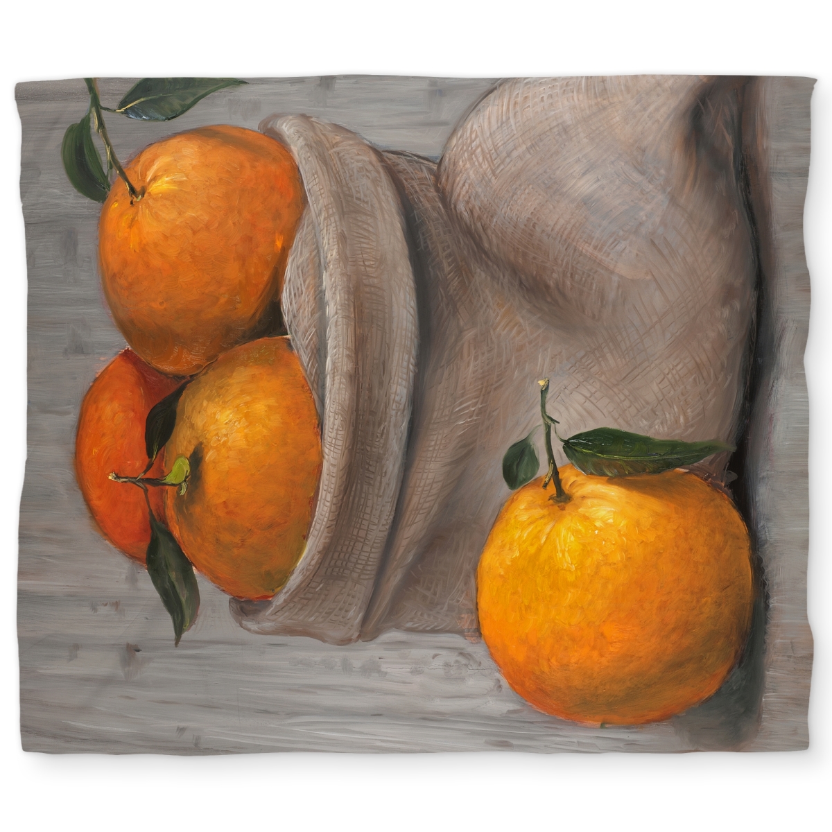 C1DCKSW0P6ADNJ Brown Kitchen Hyperrealist King Size Duvet Cover - Oranges Design