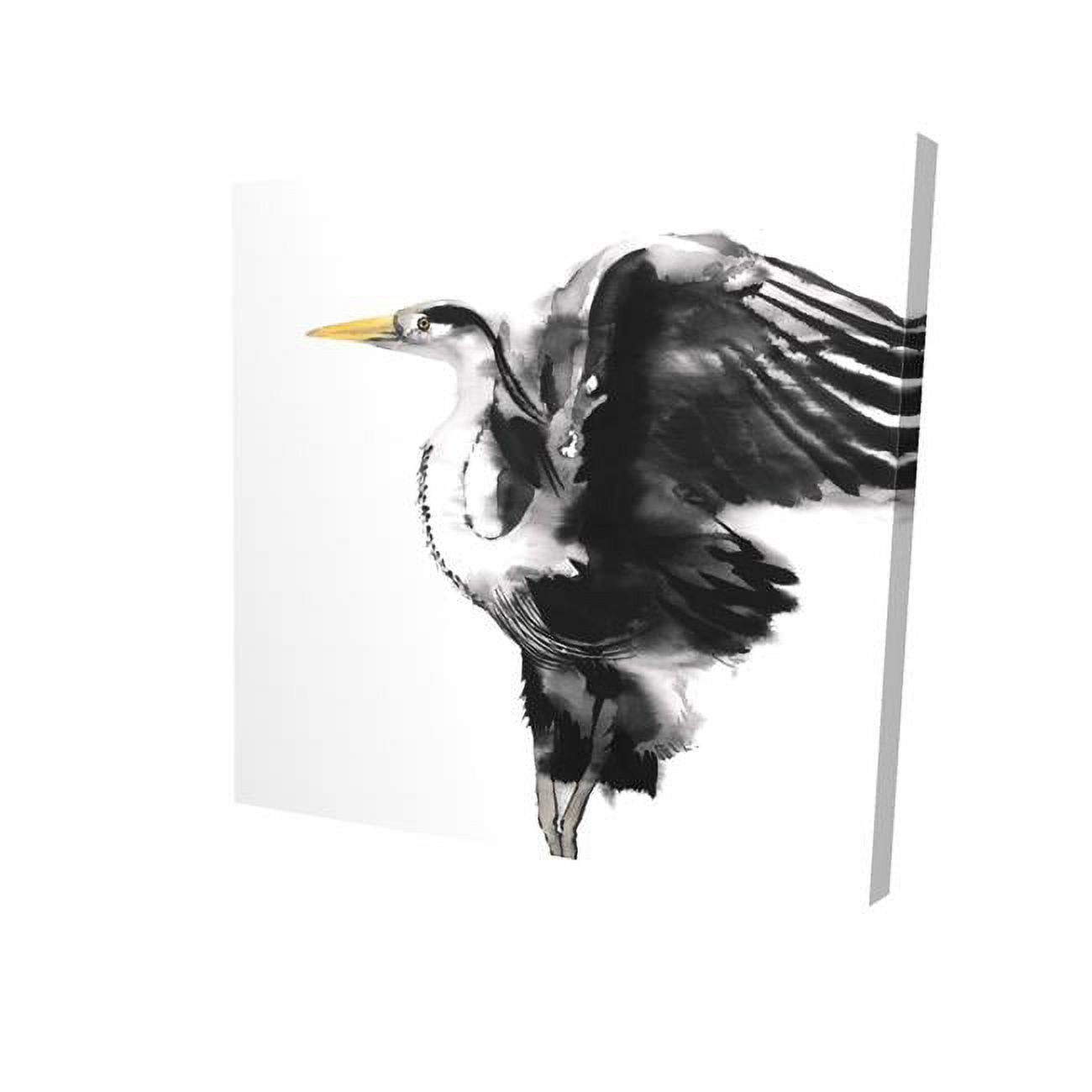 16 x 16 in. Heron-Print on Canvas