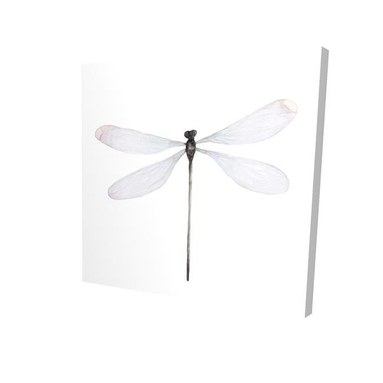 16 x 16 in. Minimalist Dragonfly-Print on Canvas