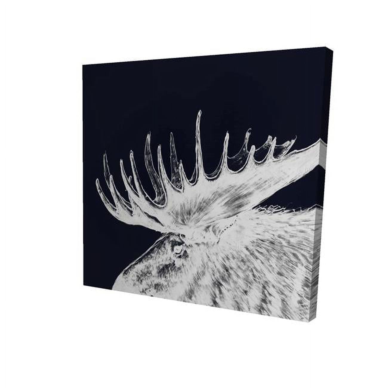 16 x 16 in. Big Moose Plume-Print on Canvas