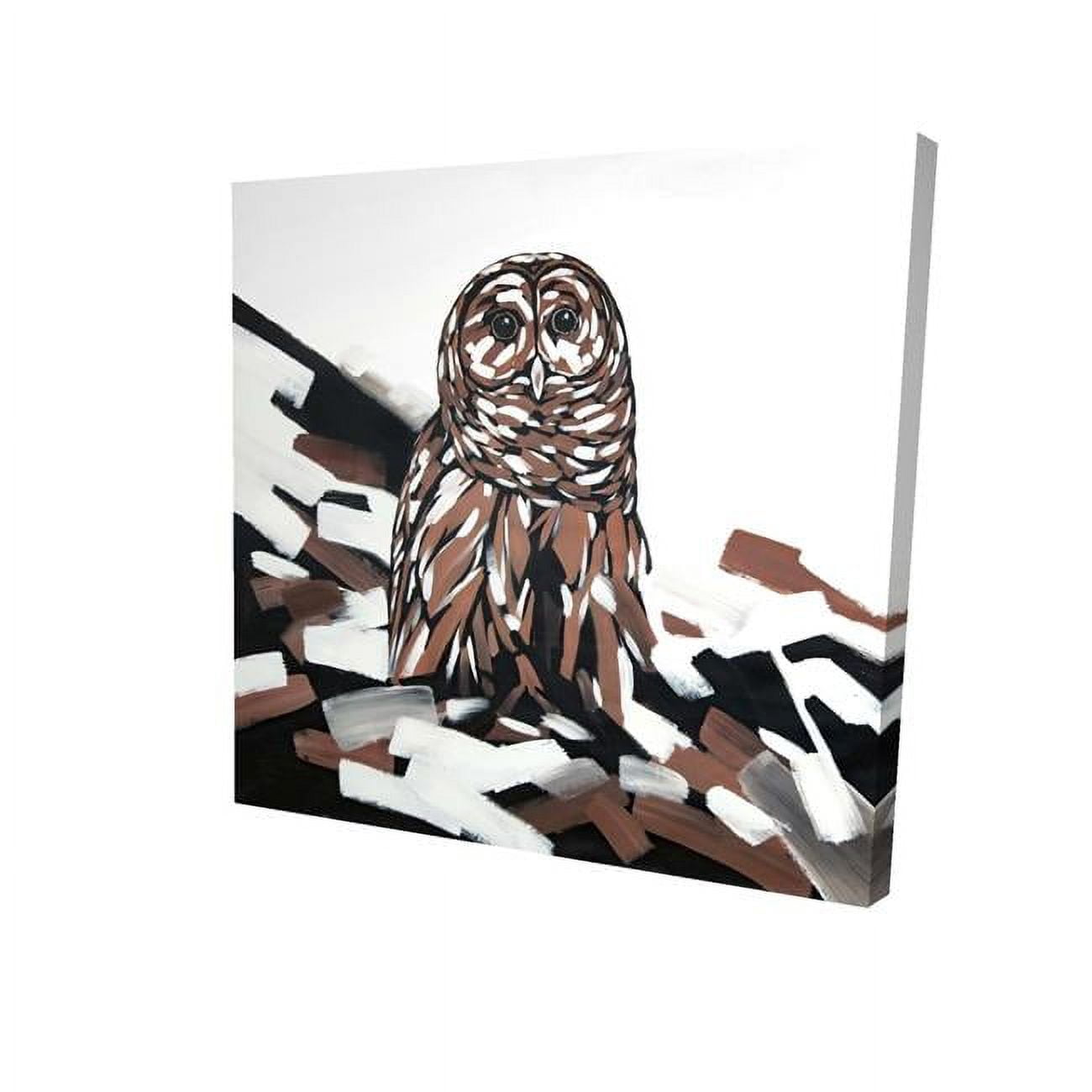 16 x 16 in. Tawny Owl-Print on Canvas