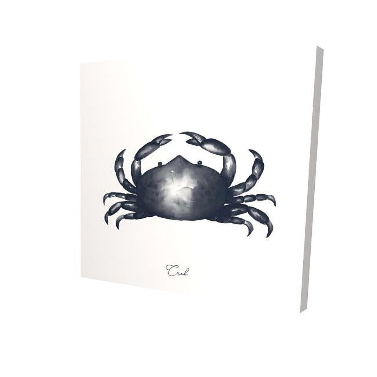 16 x 16 in. Blue Crab-Print on Canvas