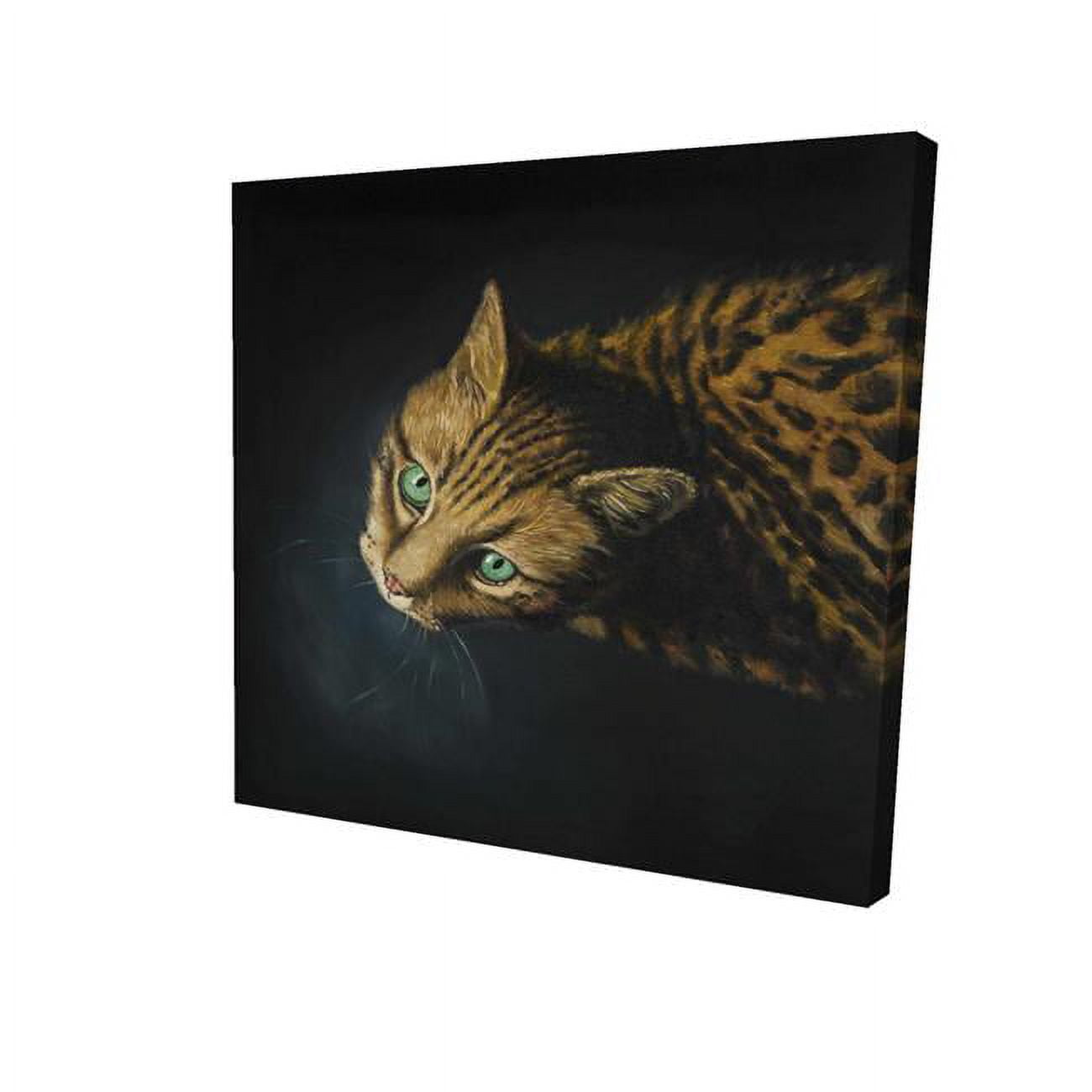 16 x 16 in. Bengal Cat-Print on Canvas