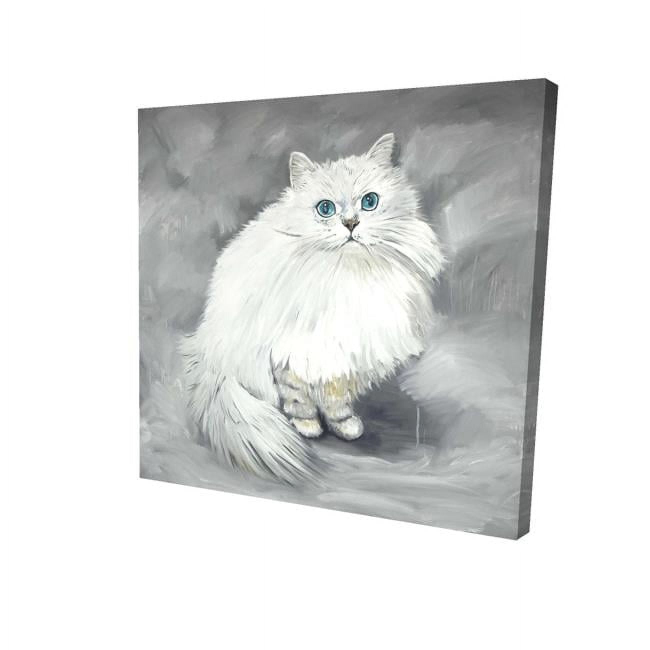 16 x 16 in. Chinchilla Persian Cat-Print on Canvas