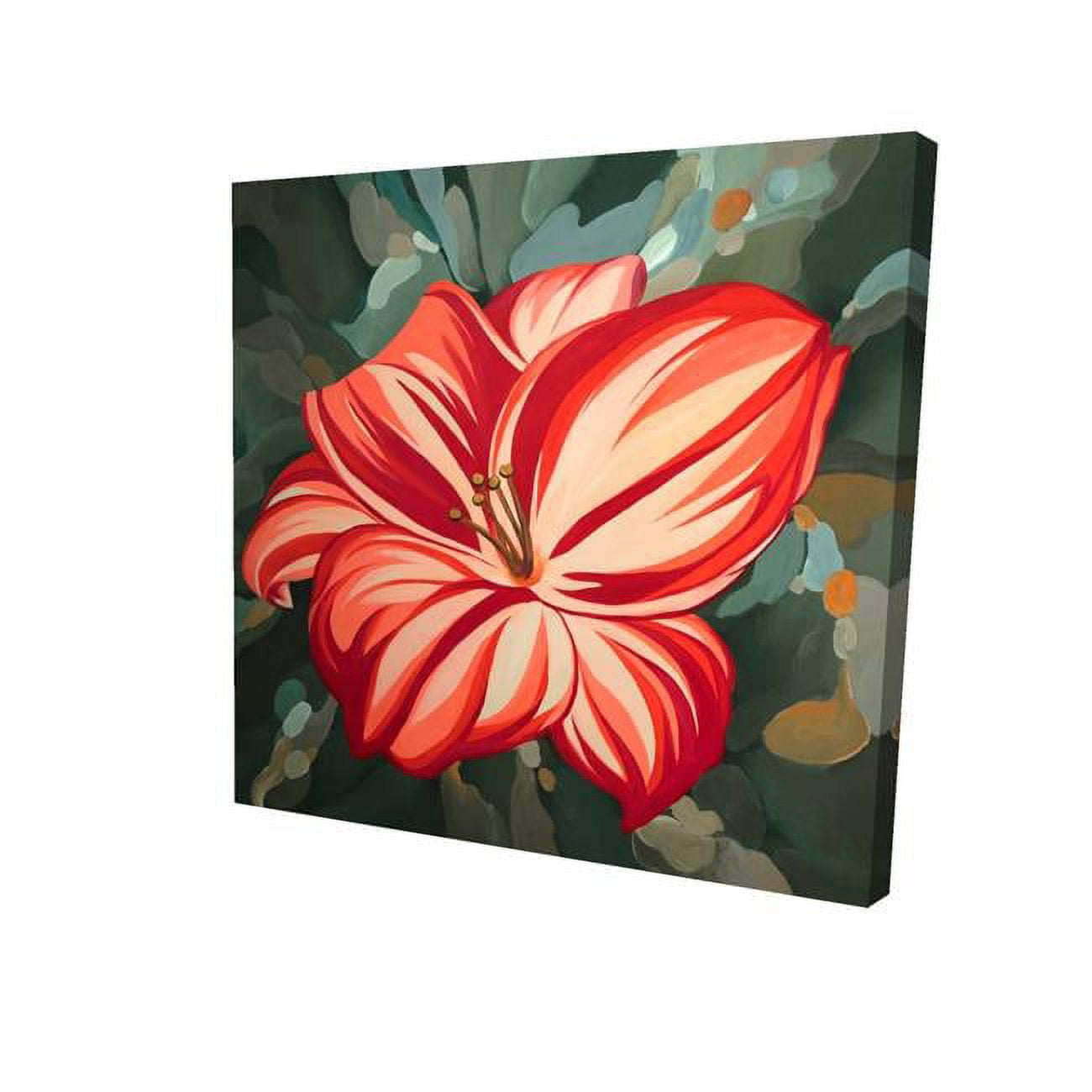 16 x 16 in. Blooming Daylilies-Print on Canvas