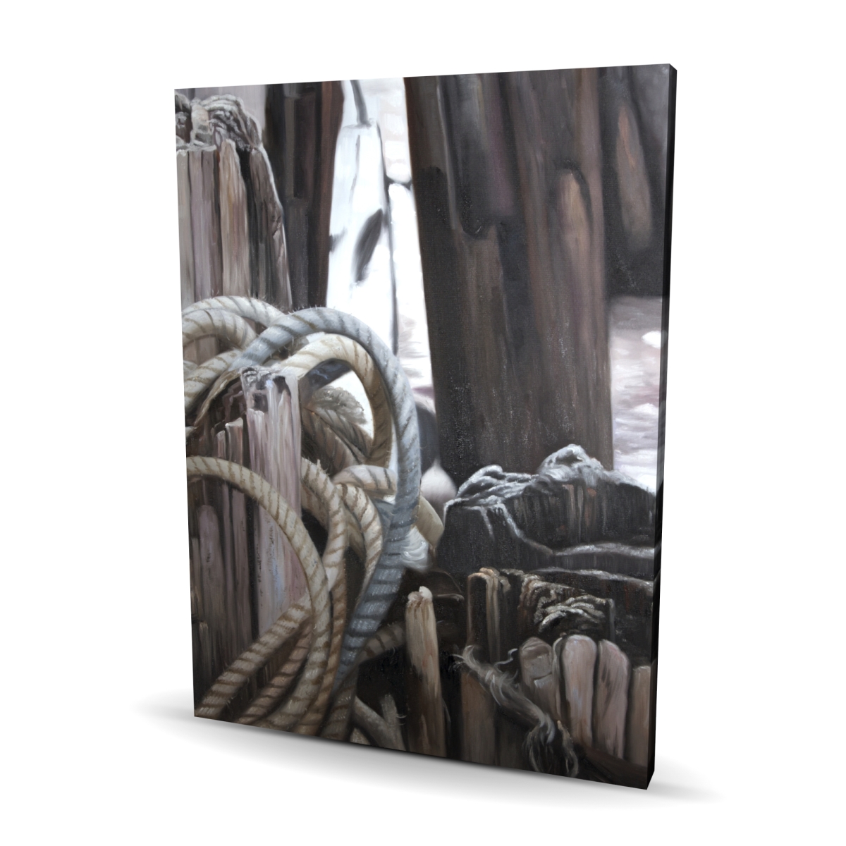 C1RC36487LV5JV 36 x 48 in. Driftwood - Still Life White Canvas for Elegant Home Decor
