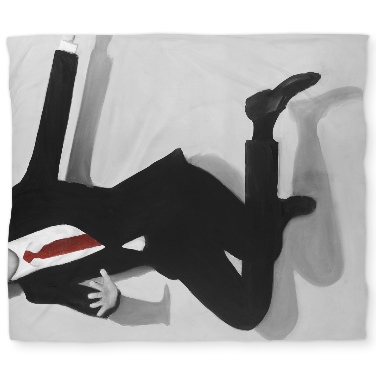 C1DCKSW06ZMFIP Classical Jumping Man Gray King Size Duvet Cover - Home Decor Essentials