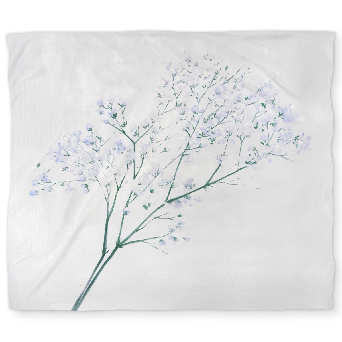 C1DCKSW0JT523C Bouquet of Flowers Babys Breath Blue King Size Duvet Cover - Home Decor