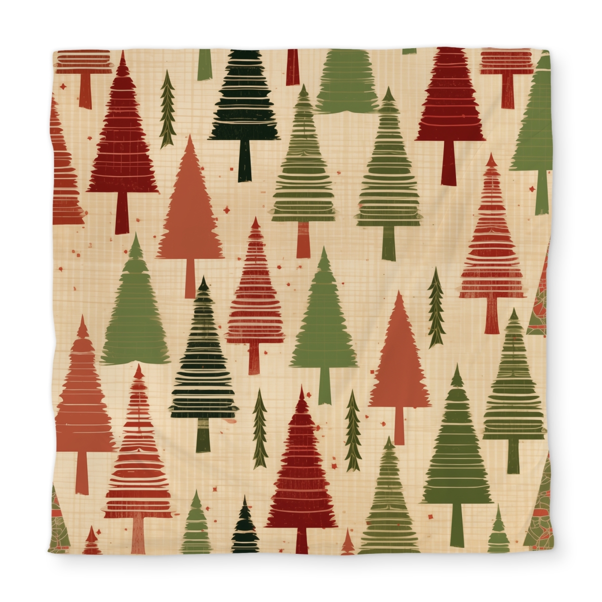 C1DCQSW0K3VUH0 Christmas Tree Pattern Green Queen Size Duvet Cover - Home Decor Delight
