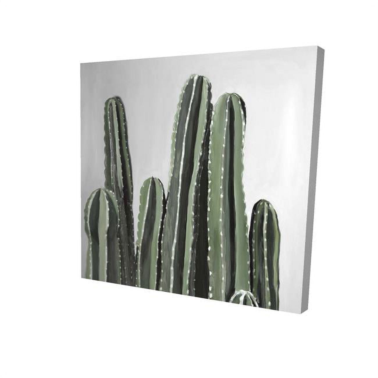 16 x 16 in. Desert Candle Cactus-Print on Canvas