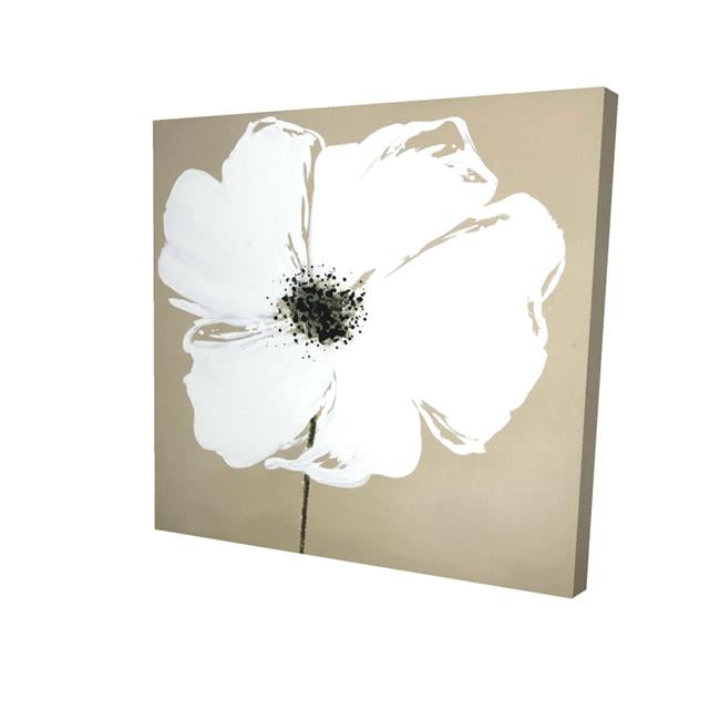 16 x 16 in. Abstract Color Splash Petals Flower-Print on Canvas