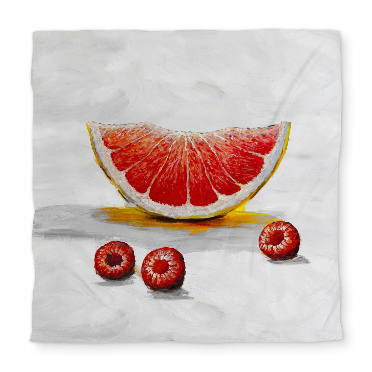 C1DCQSW09C8GEX Grapefruit Slice Queen Size Duvet Cover - Contemporary Home Decor