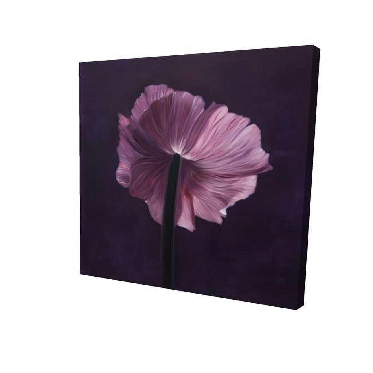 16 x 16 in. Purple Petals-Print on Canvas
