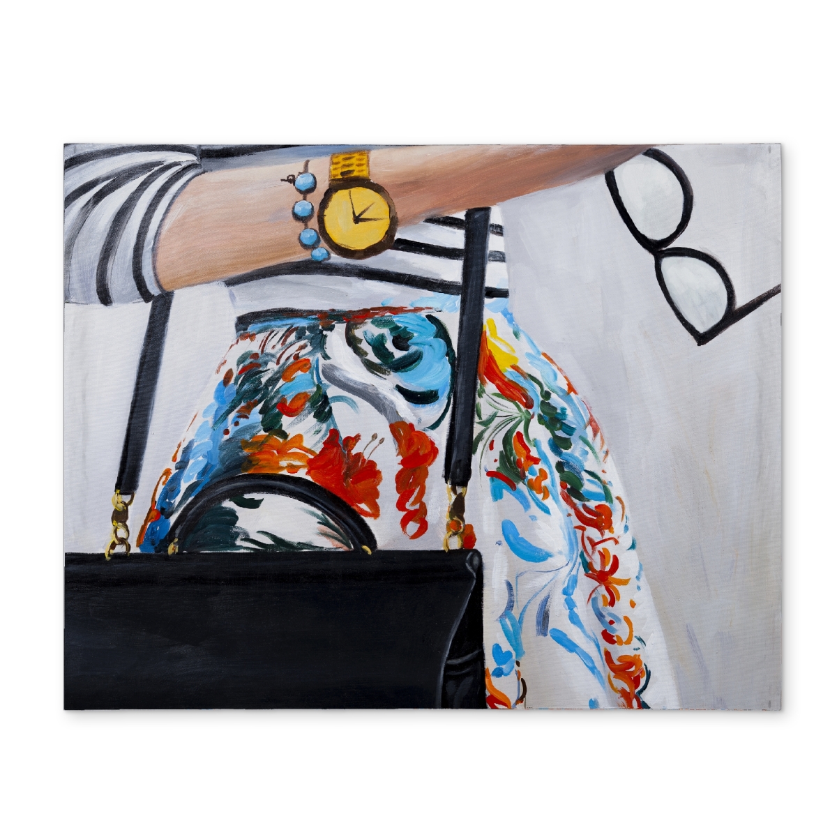 Picture of Begin Home Decor CPPM14186AZ259 14 x 18 in. Fashionable Woman Placemat - Contemporary Bedroom Decor