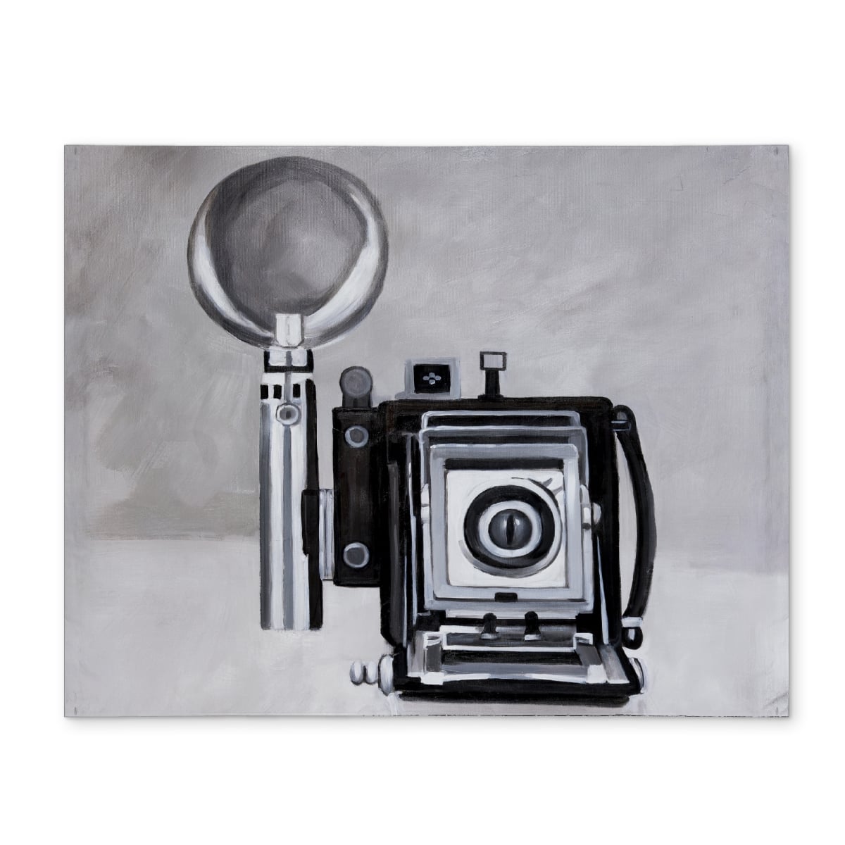 CPPM1418554TMX 14 x 18 in. Antique Camera Gray Polyester Placemat - Home Decor Object