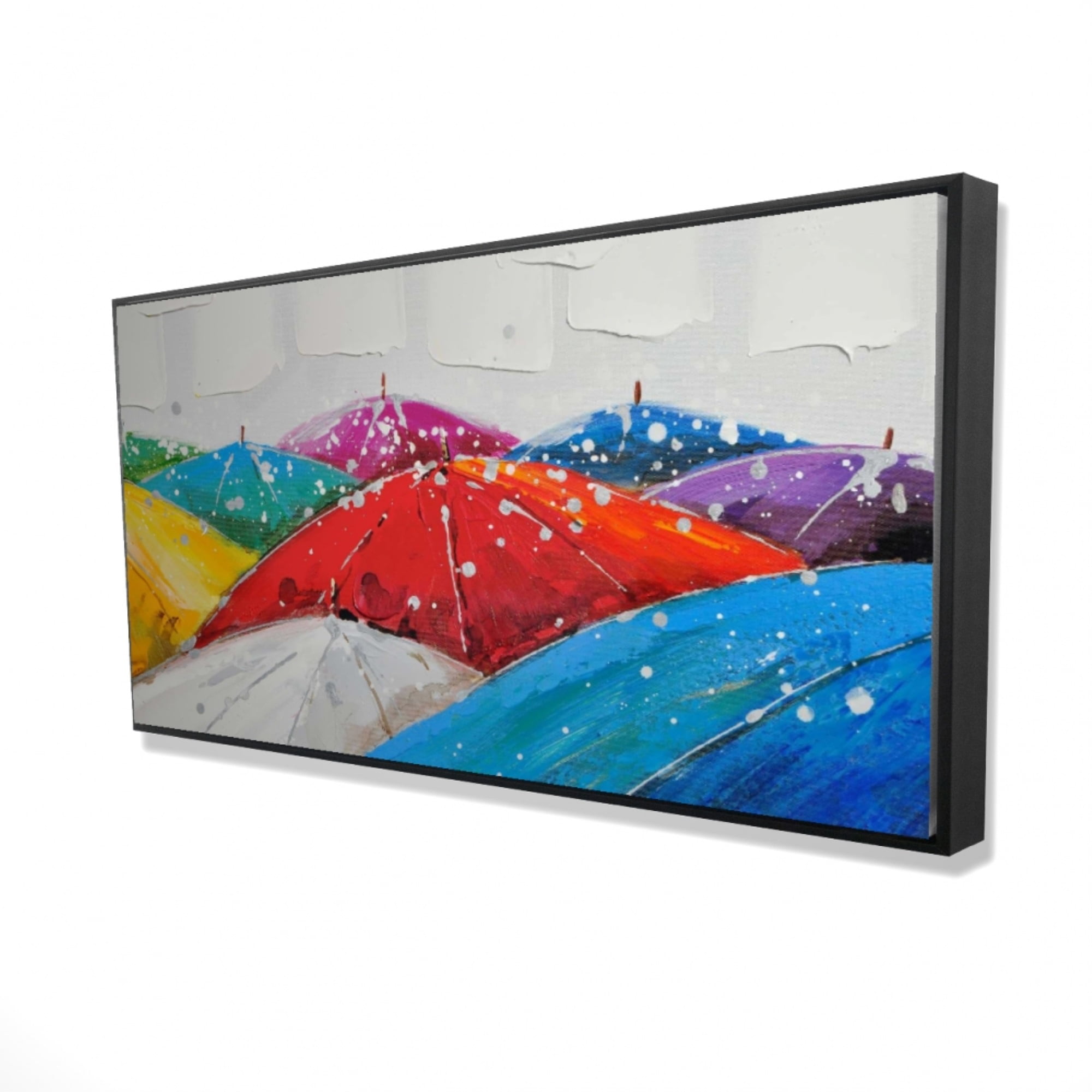 2080-1616-QU10-1 16 x 16 in. Esprit Positif Vibrations Positives-Print on Canvas