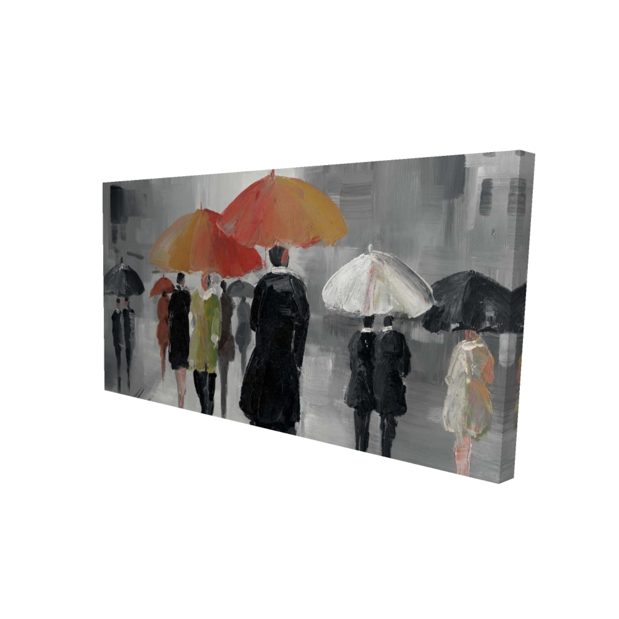 2080-1616-QU27-1 16 x 16 in. Pas De Pluie Pas De Fleurs-Print on Canvas