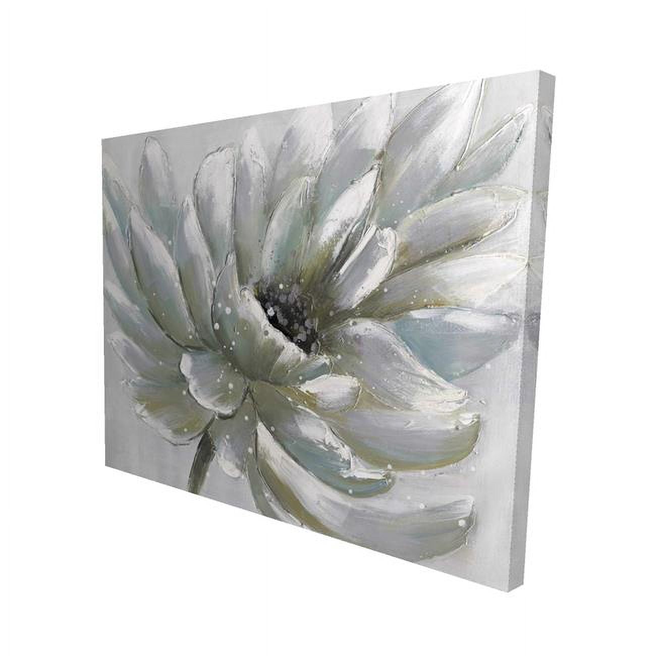 16 x 20 in. White Chrysanthemum-Print on Canvas