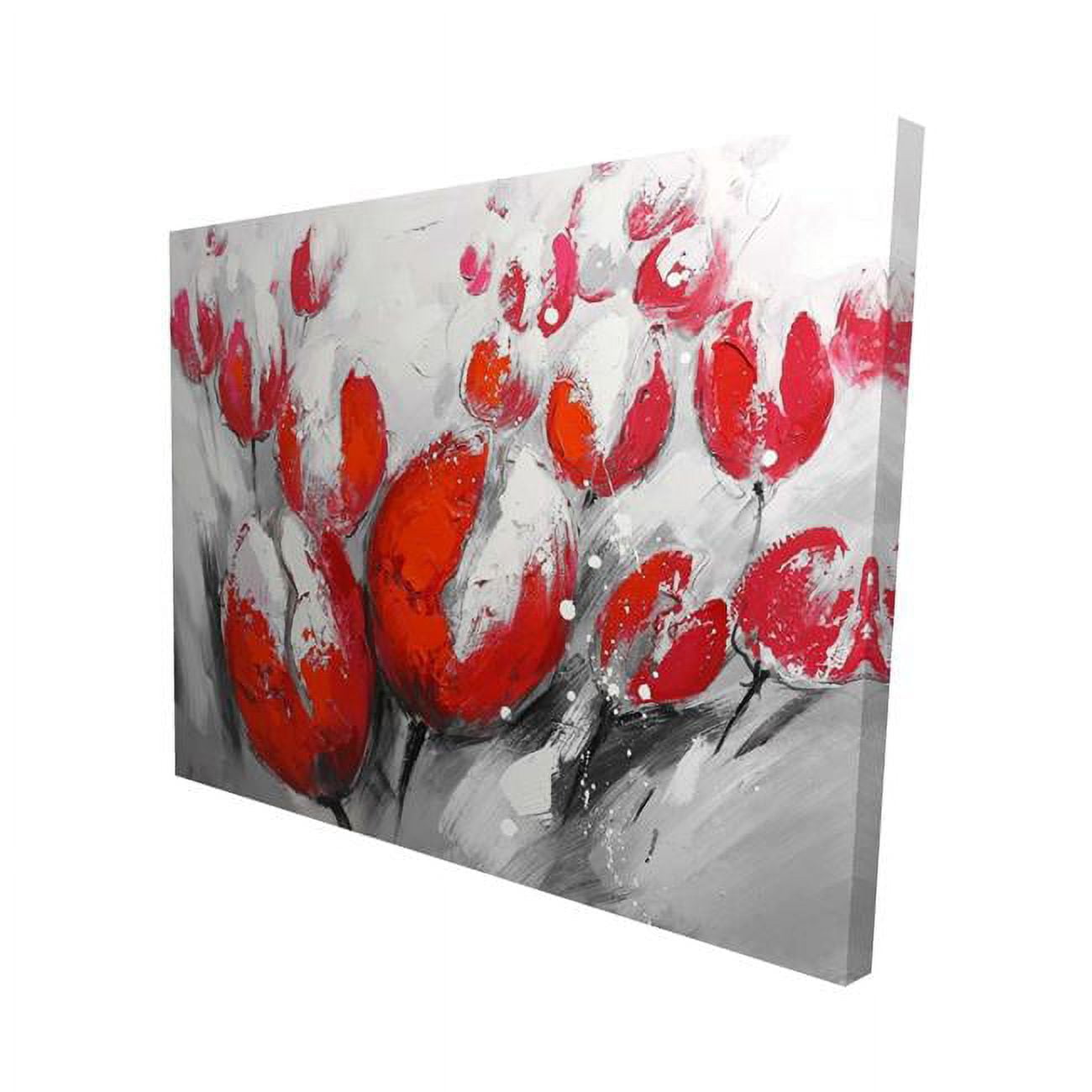 16 x 20 in. Red Tulips-Print on Canvas