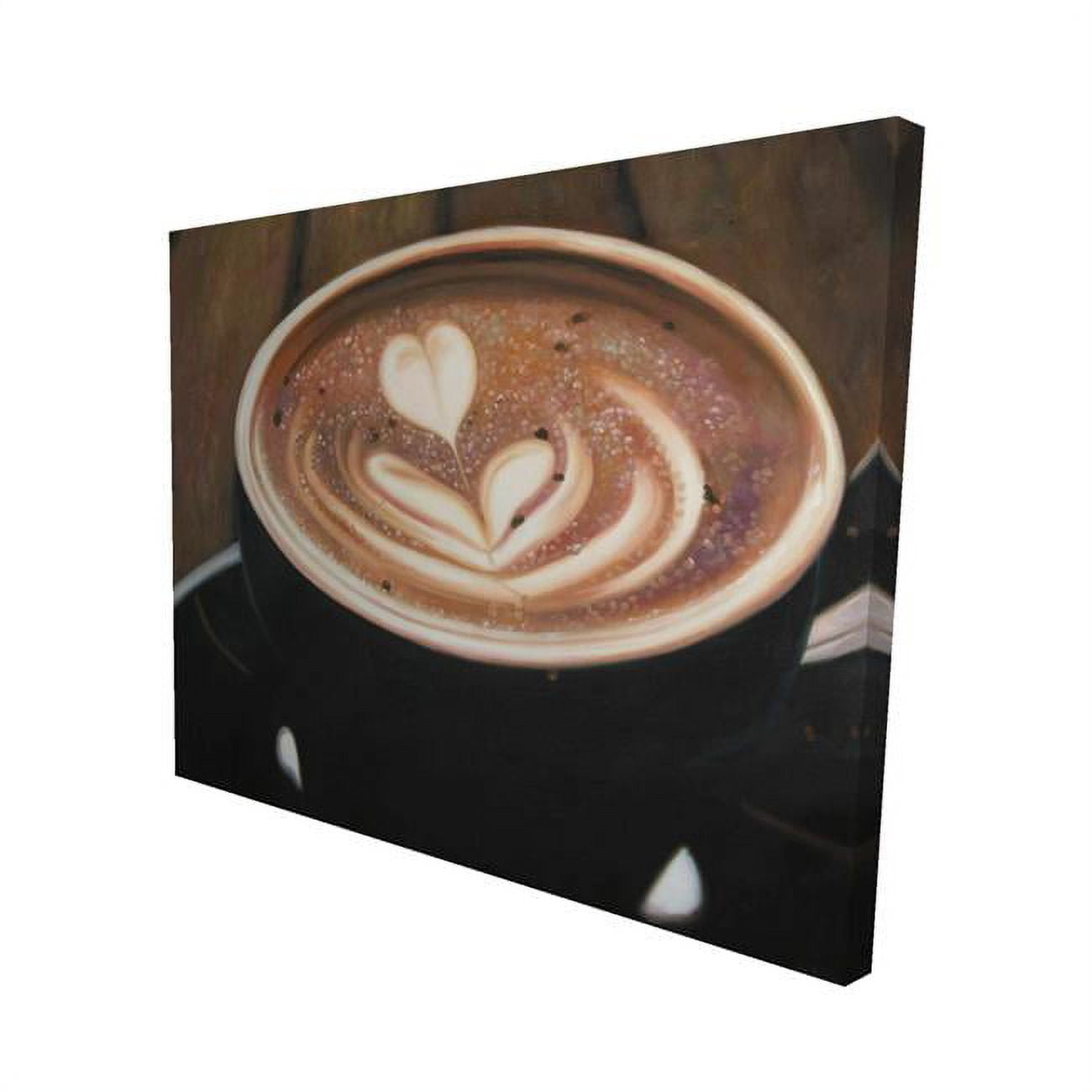 16 x 20 in. Artistic Cappuccino-Print on Canvas