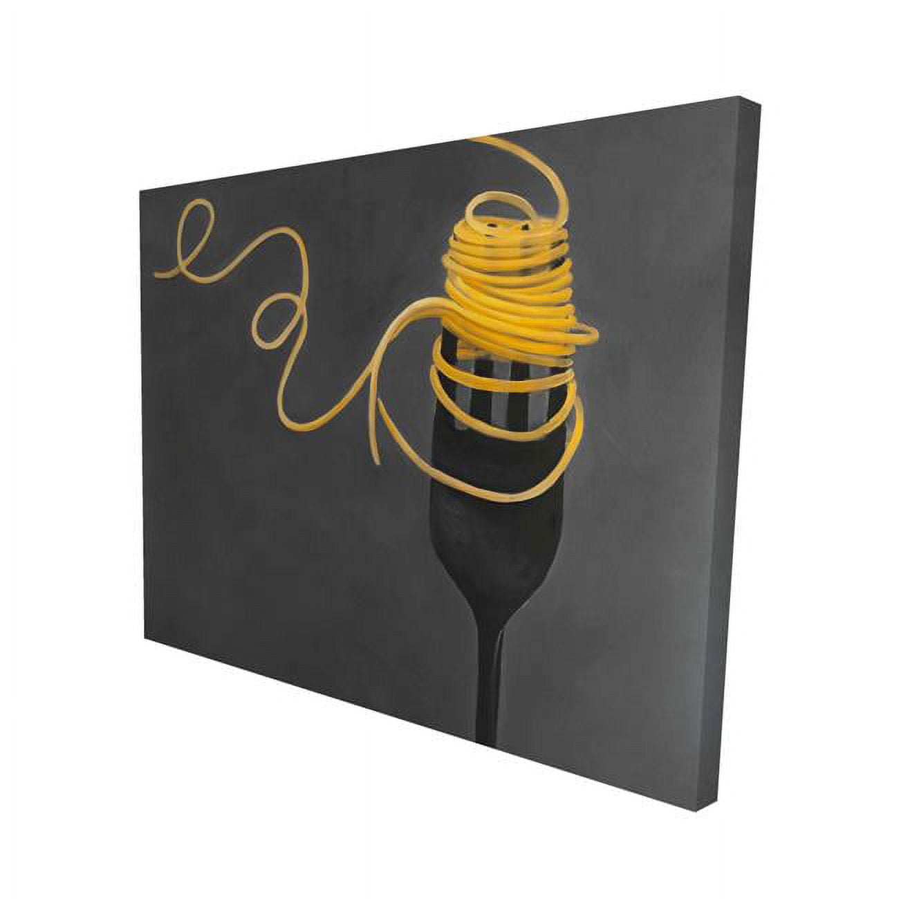 16 x 20 in. Spaghetti Pasta Around A Fork-Print on Canvas