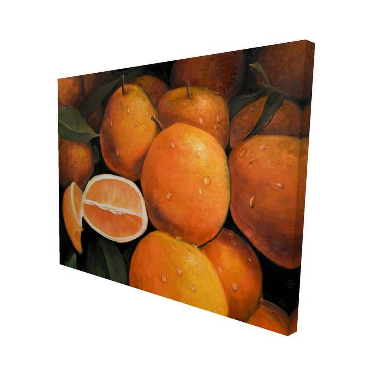 16 x 20 in. Fresh Oranges-Print on Canvas