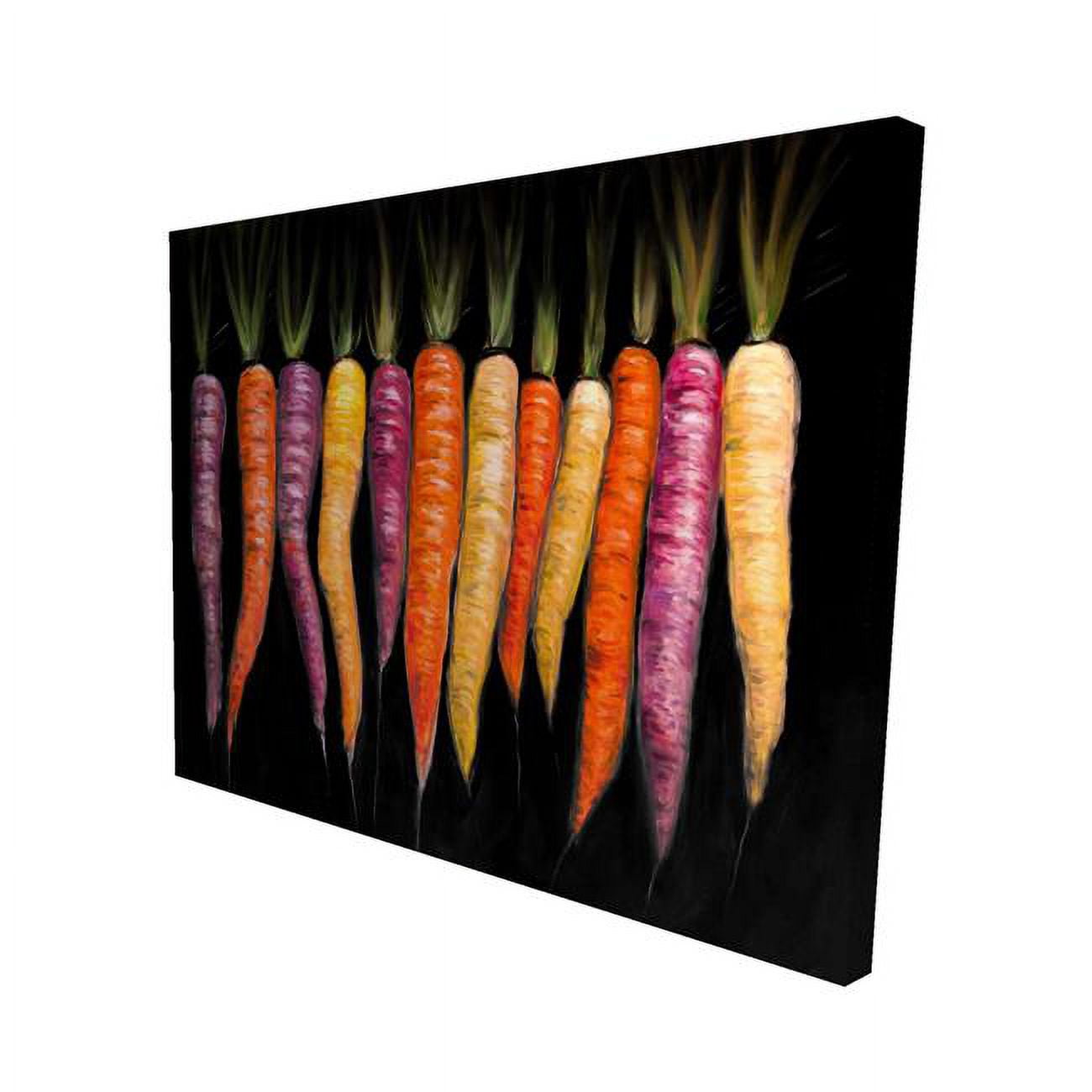 16 x 20 in. Carrots Varieties-Print on Canvas