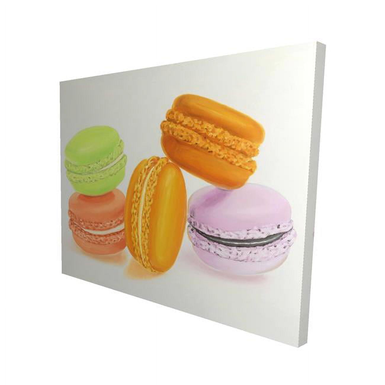 16 x 20 in. Small Bites of Macaroons-Print on Canvas