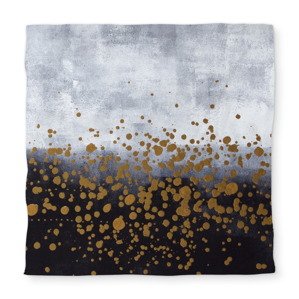 C1DCQSW02H5V7U Gold Paint Splash Pattern Queen Size Duvet Cover - Home Decor