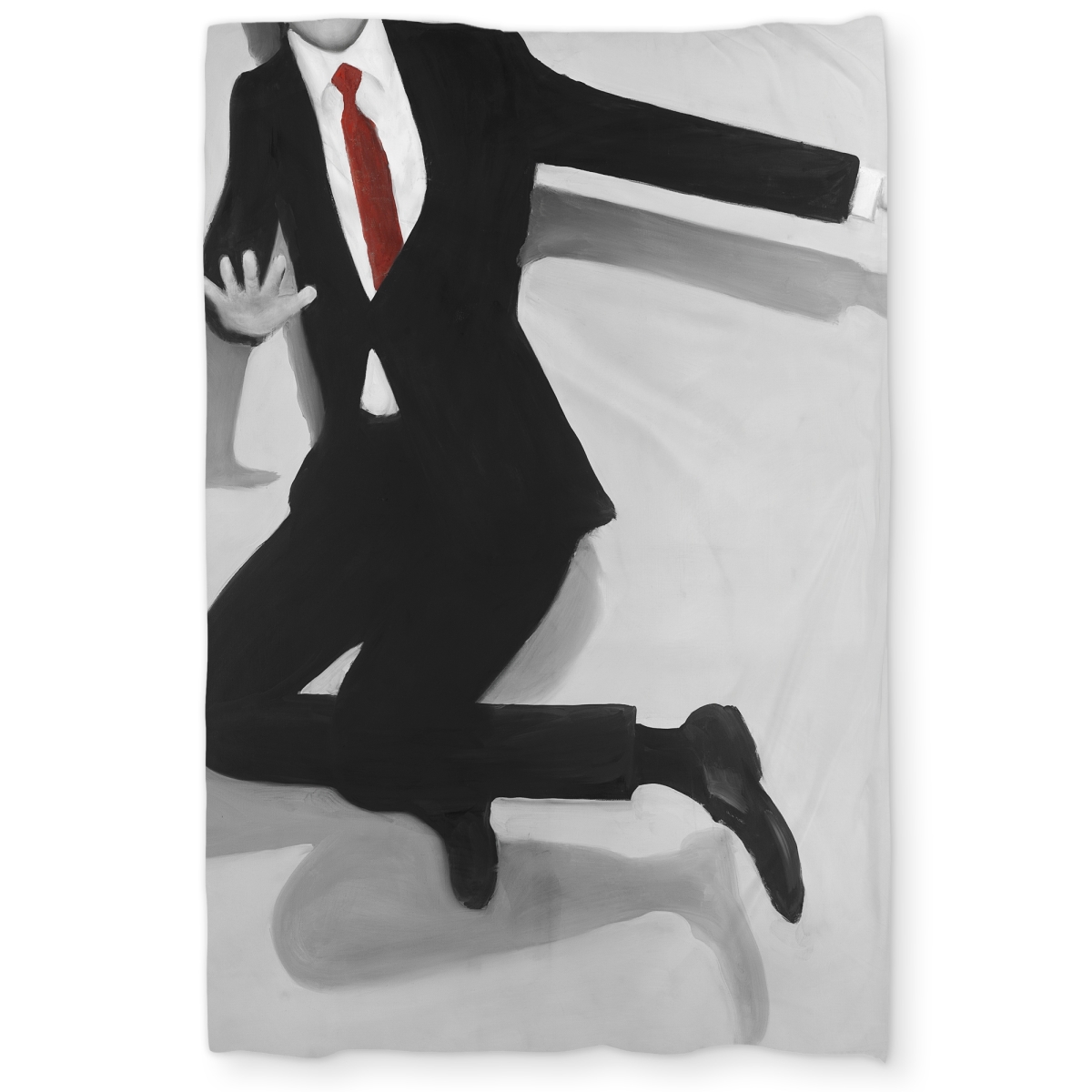 C1DCTXLW4JOVIB Classical Jumping Man - Contemporary Clothes Twin Size Extra Long Duvet Cover - Home Decor