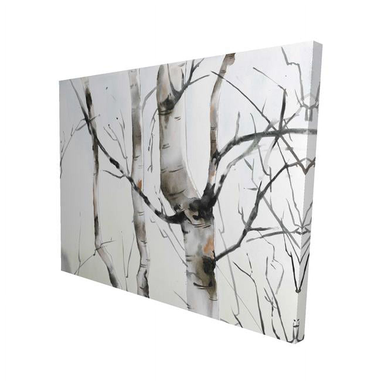 16 x 20 in. Three Birches Trees-Print on Canvas