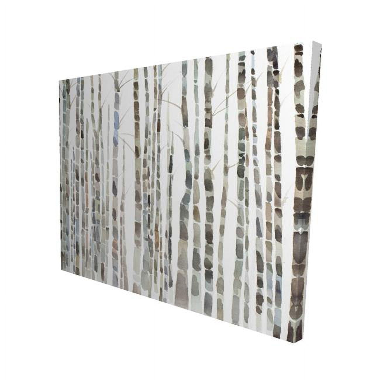 16 x 20 in. Birch Trees Forest-Print on Canvas