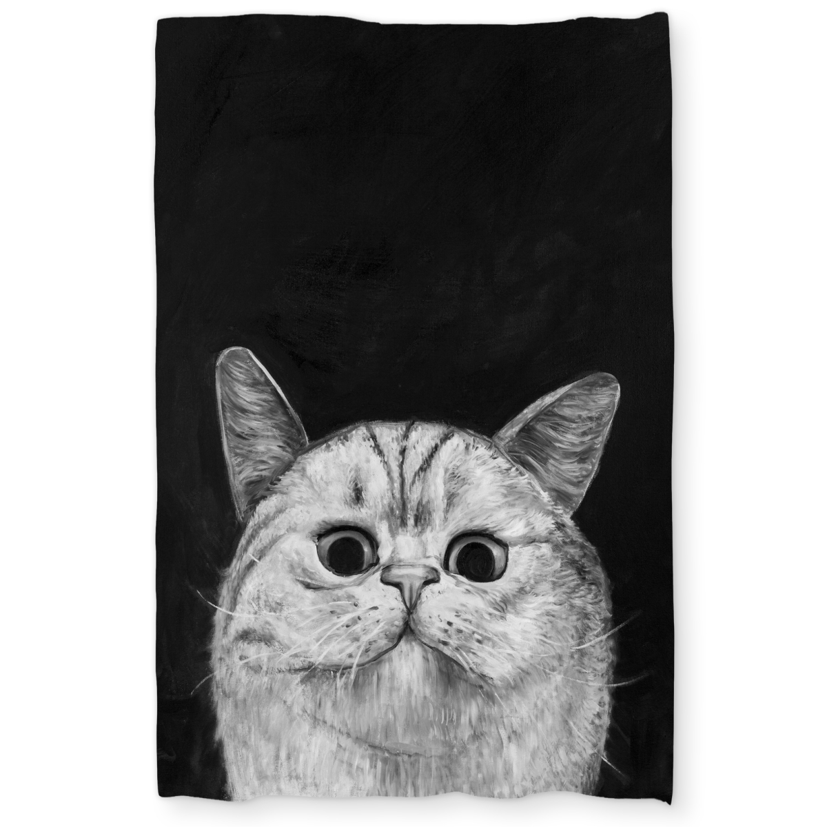 C1DCTXLWT3SCJ4 Watching Cat White Pets Twin Size Extra Long Duvet Cover - Home Decor Elegance