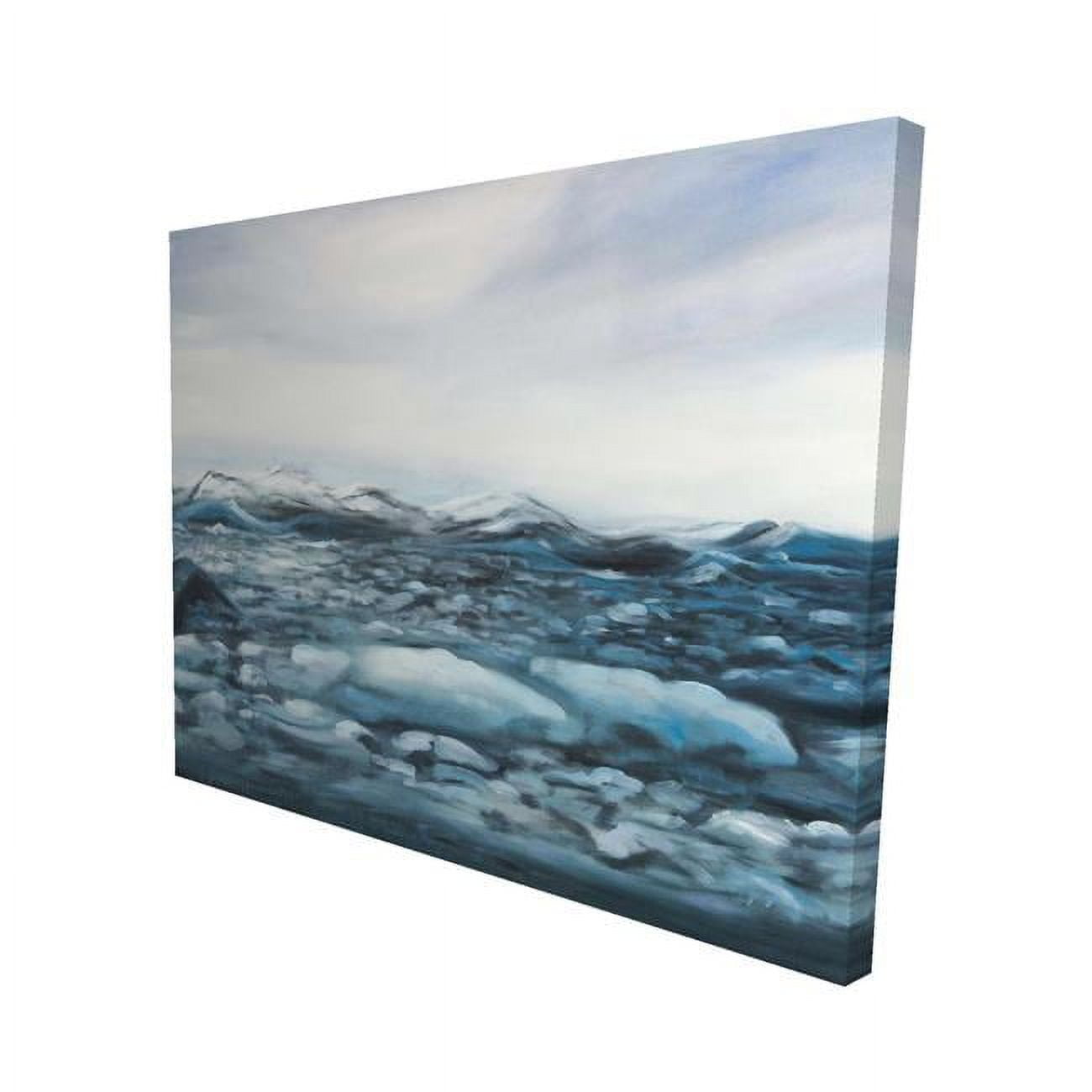 16 x 20 in. Glaciers In Iceland-Print on Canvas