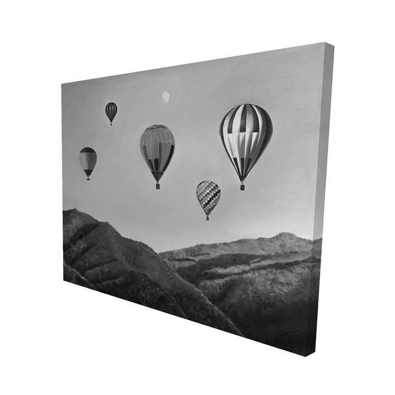 16 x 20 in. Air Balloon Landscape-Print on Canvas