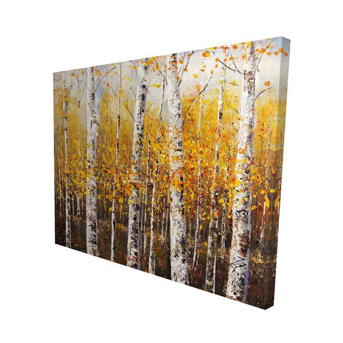 16 x 20 in. Birches by Sunny Day-Print on Canvas