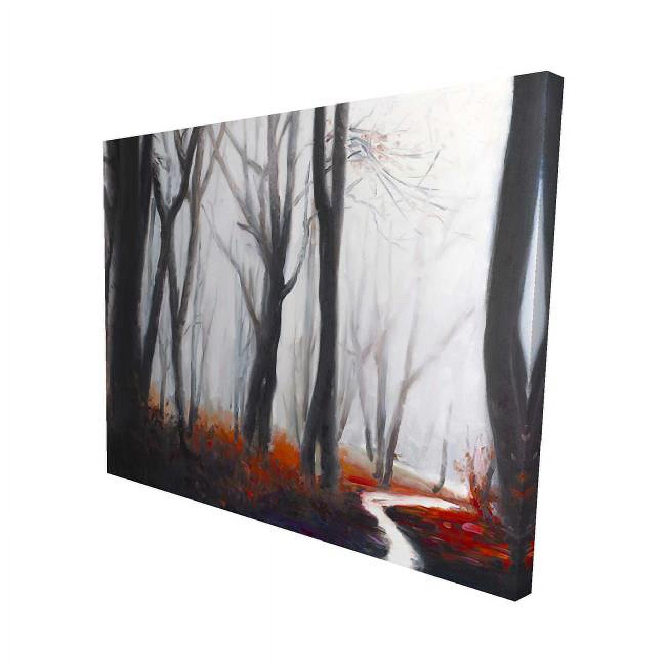 16 x 20 in. Mysterious Forest with Stream-Print on Canvas