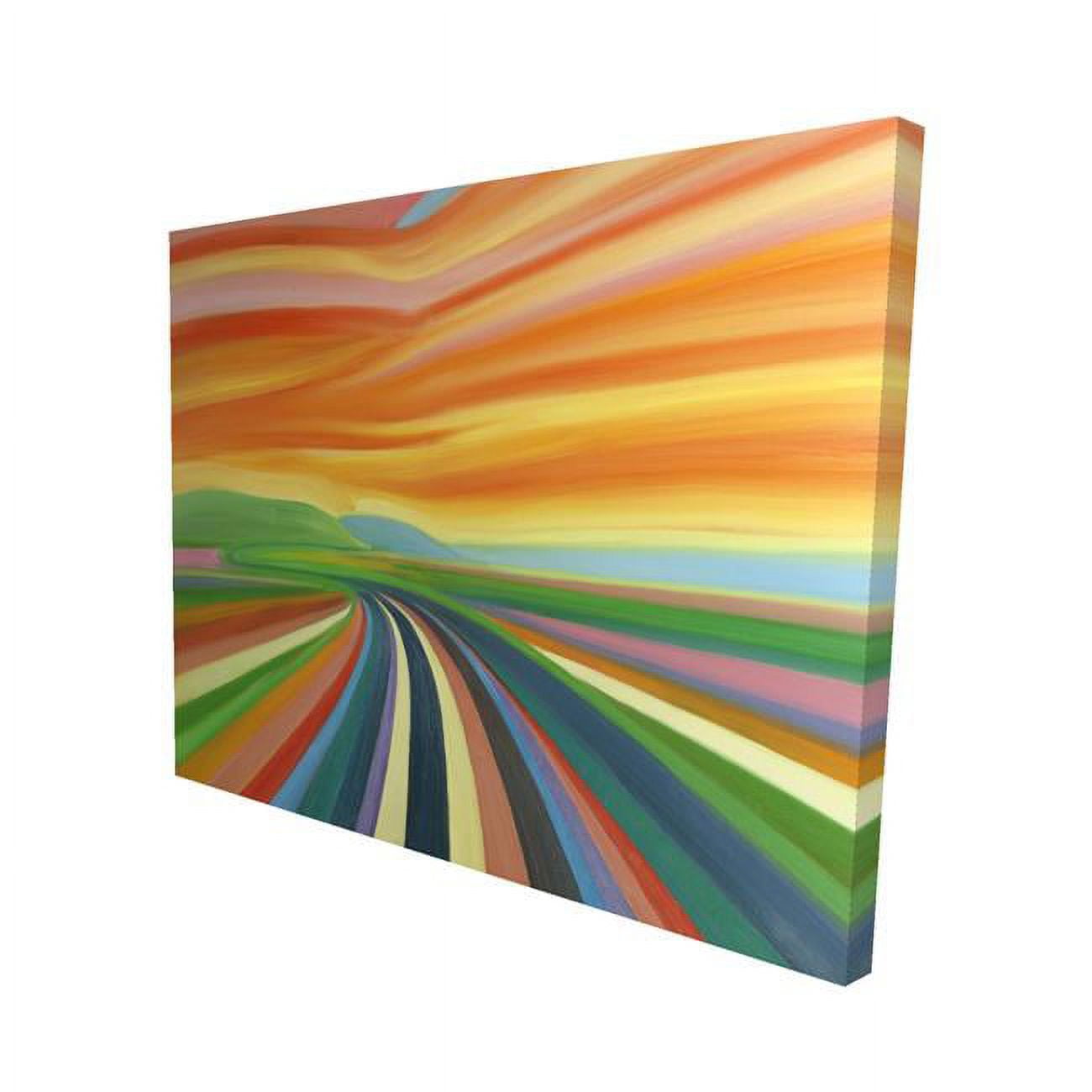 16 x 20 in. Colorful Road-Print on Canvas