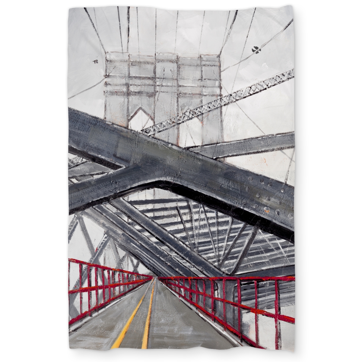 C1DCTXLW10520X Under the Brooklyn Bridge - Bird Architecture Twin Size Extra Long Duvet Cover - Home Decor