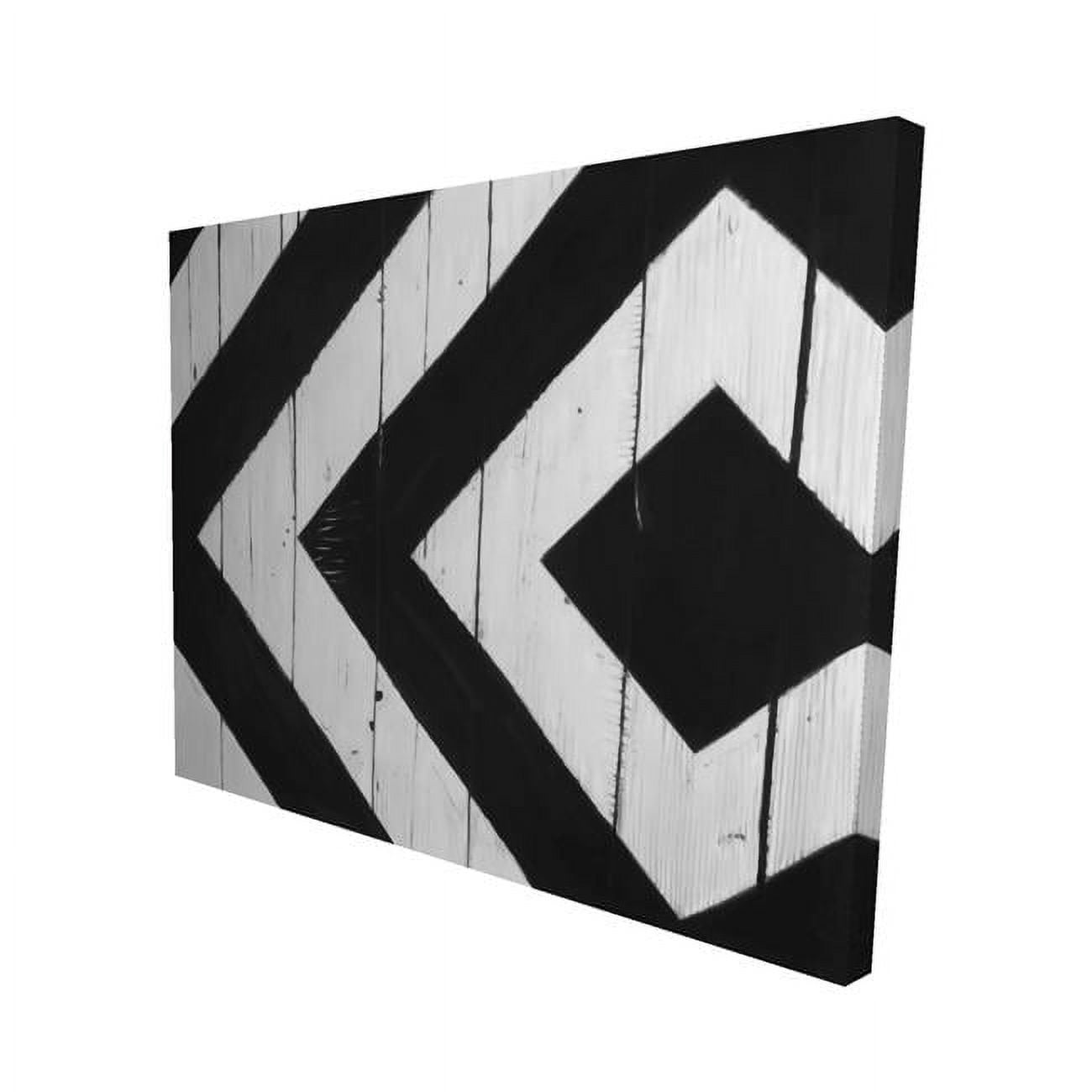 16 x 20 in. Rhombus on Wood-Print on Canvas