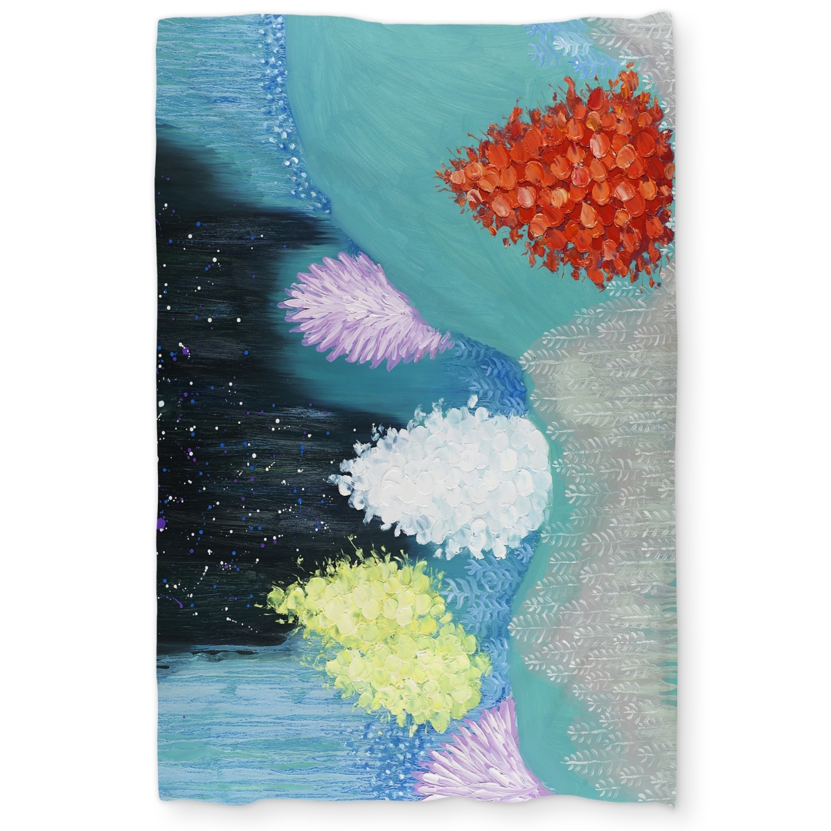 C1DCTXLWCXDEKM Mysterious Colorful Forest Blue Landscapes Twin Size Extra Long Duvet Cover - Home Decor