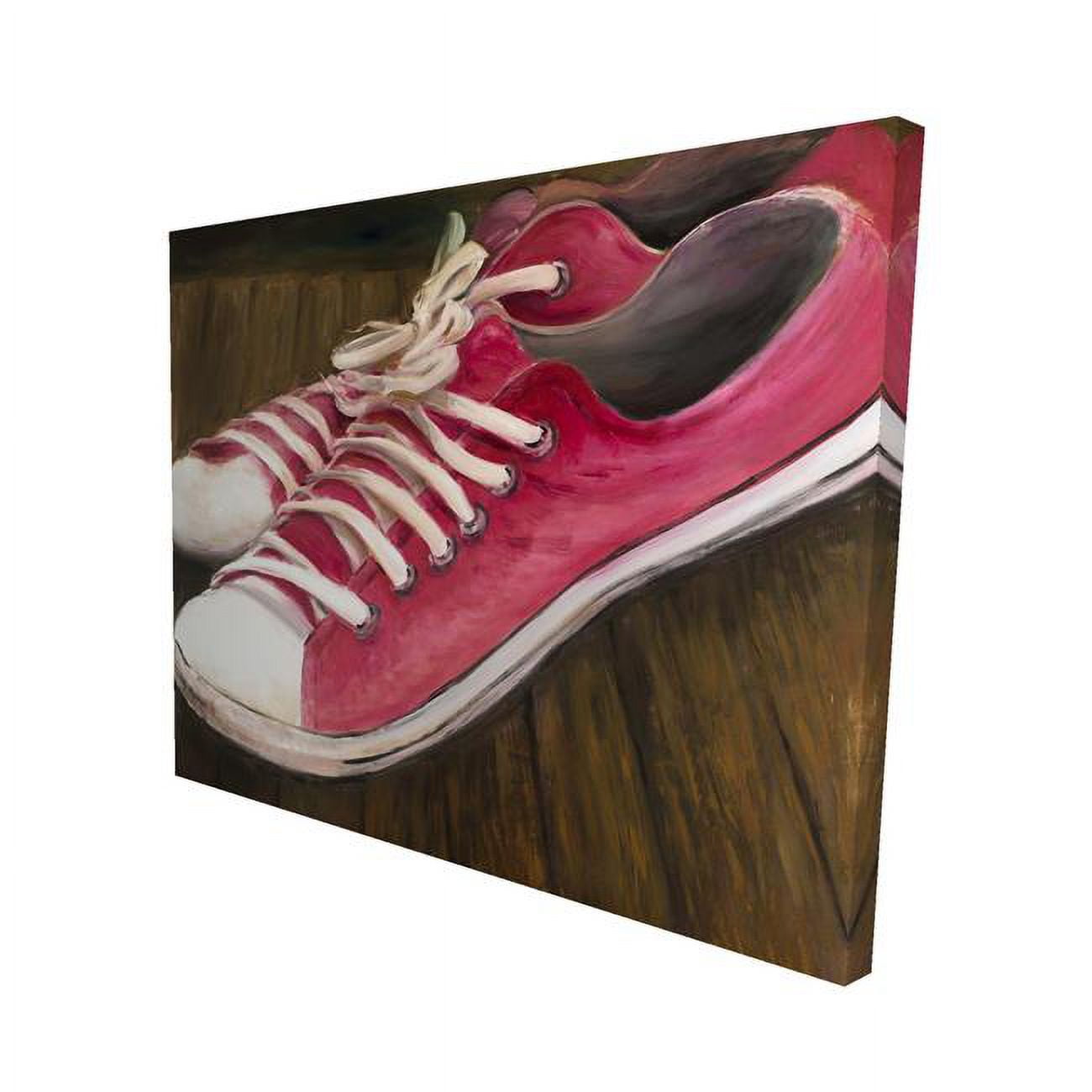 16 x 20 in. Pink Sneakers-Print on Canvas