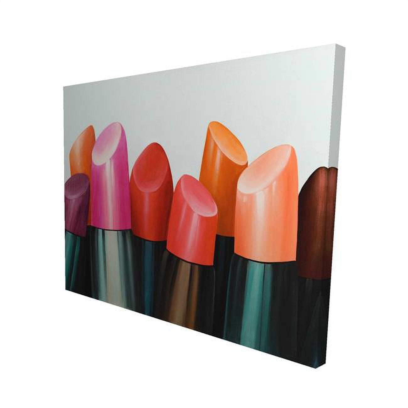 16 x 20 in. Lipstick Addict-Print on Canvas