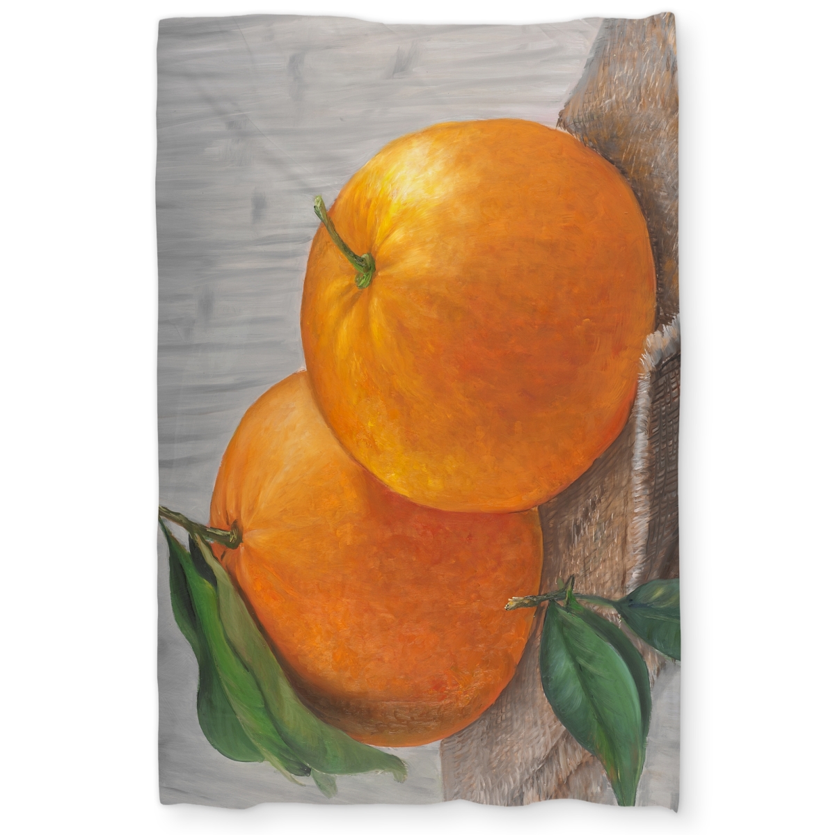 C1DCTSW0RVR0WS Two Oranges Kitchen Still Life Twin Size Duvet Cover - Home Decor
