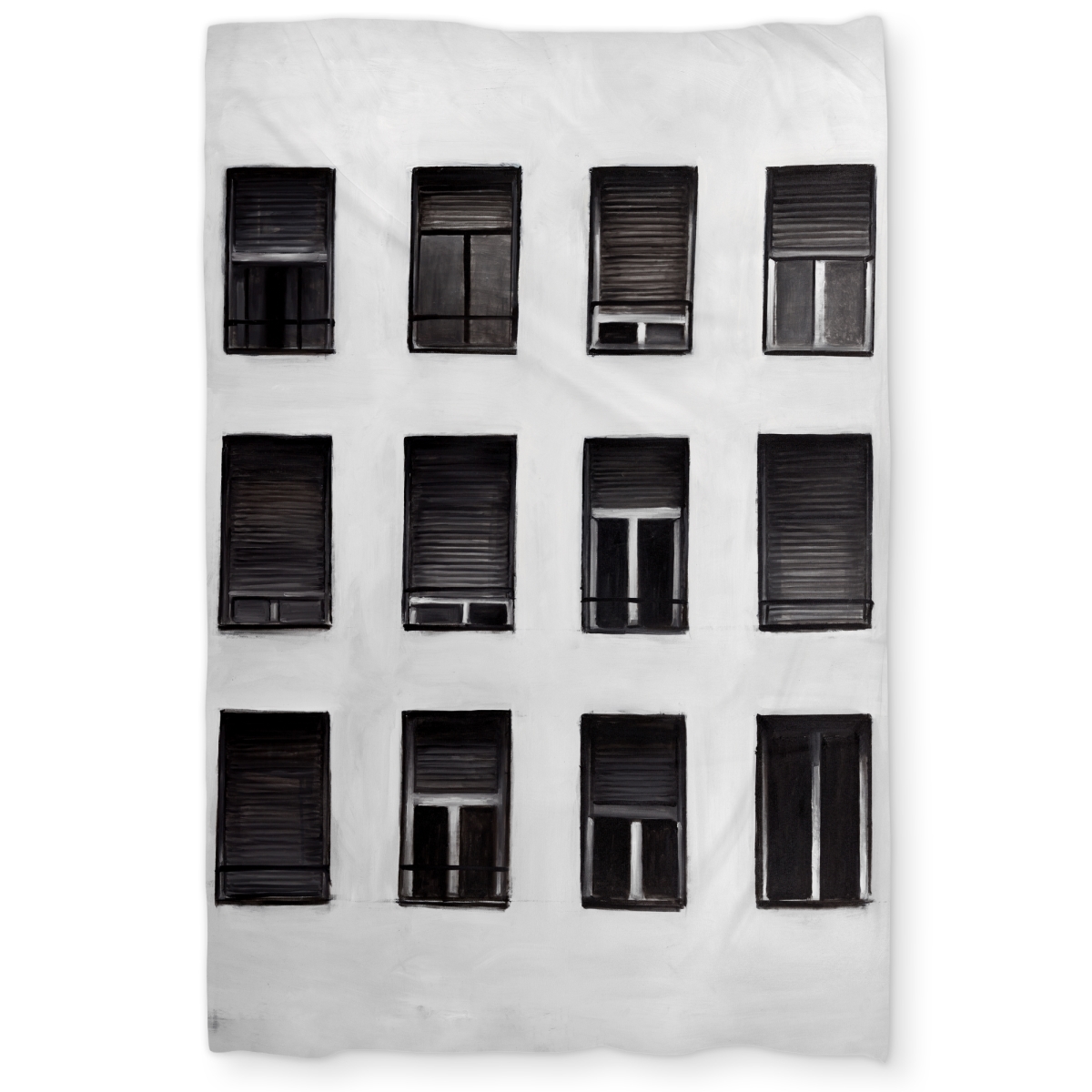 C1DCTXLWN2LR3Z Windows Contemporary Architecture Twin Size Extra Long Duvet Cover - Home Decor