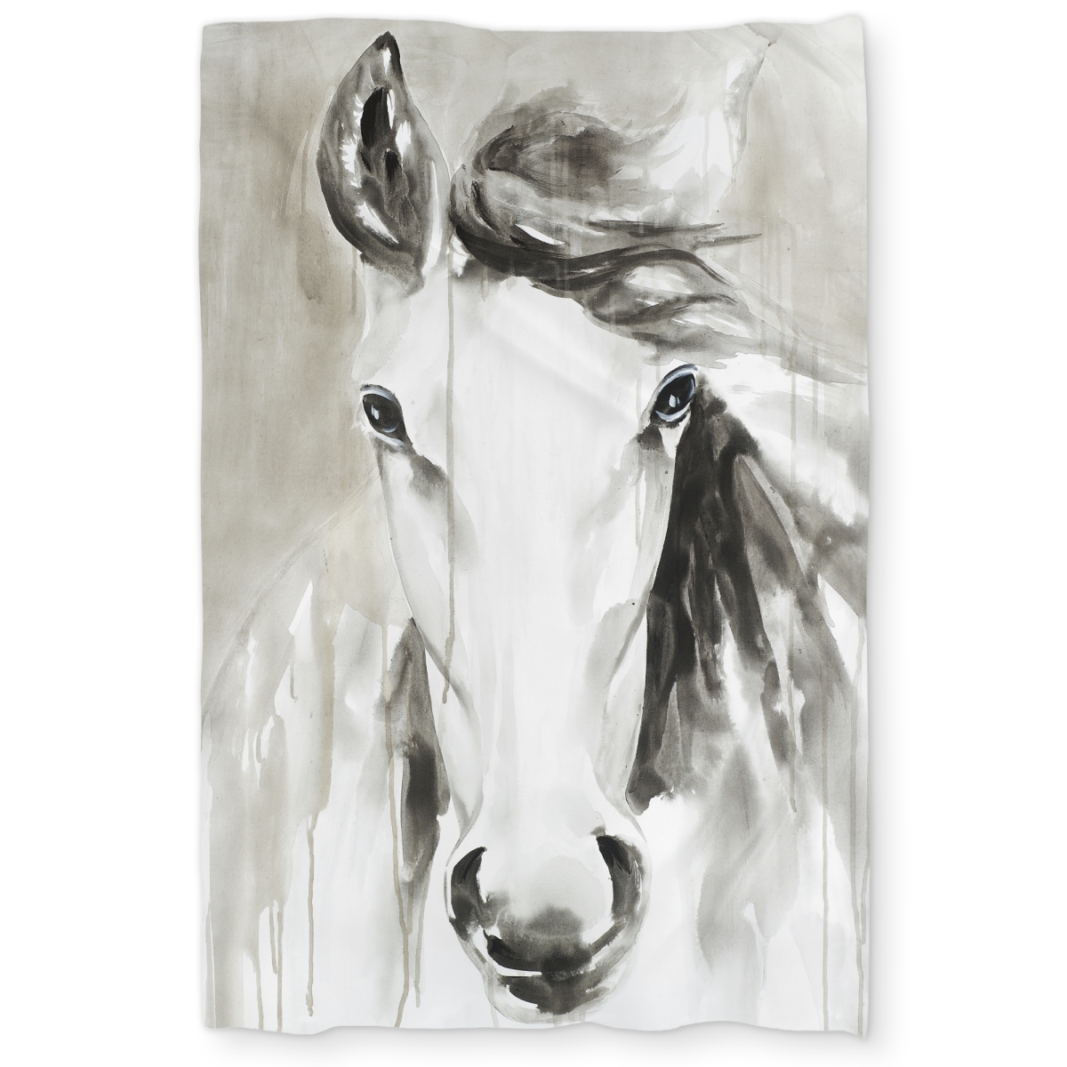 C1DCTXLW8BKHW9 Beautiful Abstract Horse - Minimalist Office Twin Size Extra Long Duvet Cover - Decor